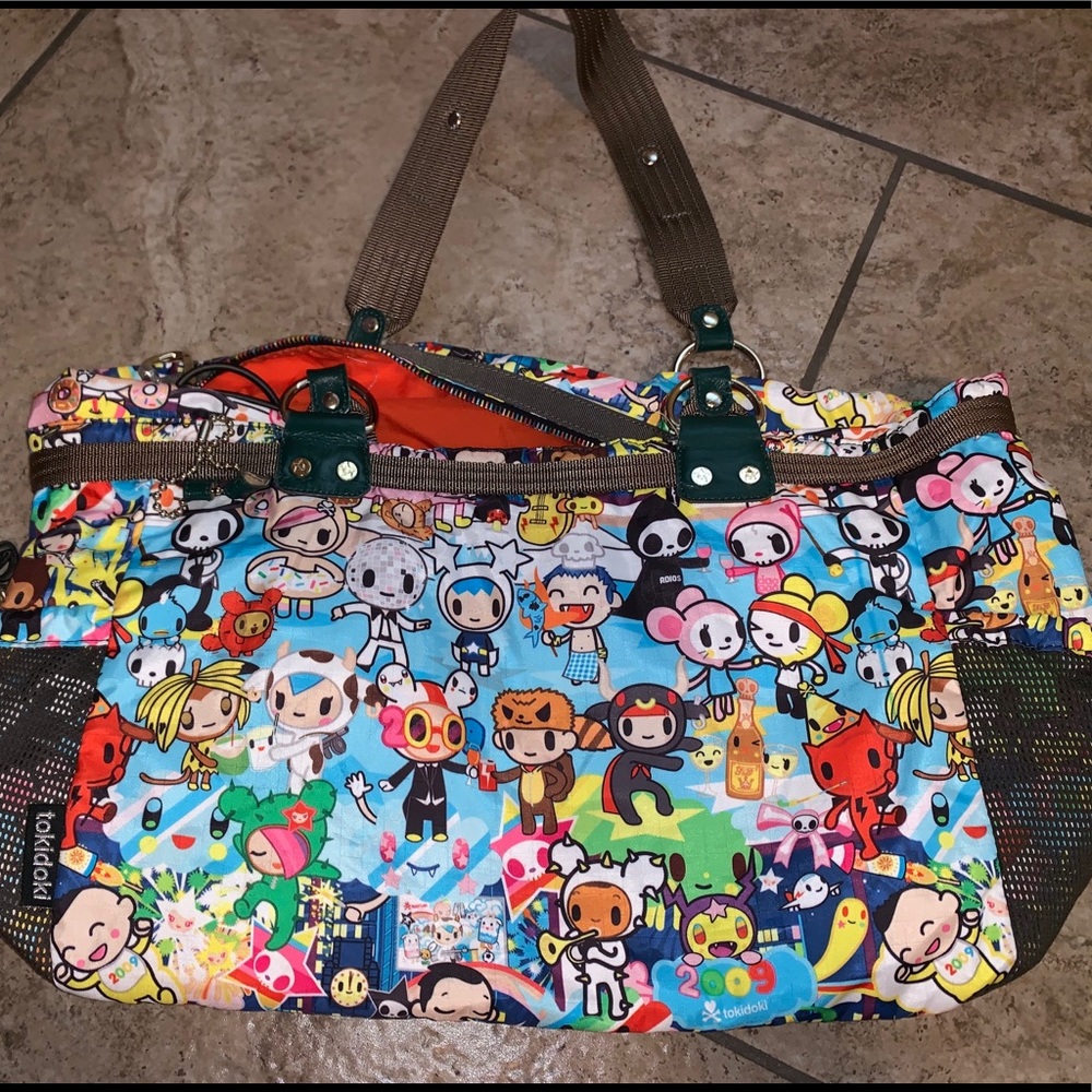 Tokidoki Lesportsac Amica in Celebrazone print